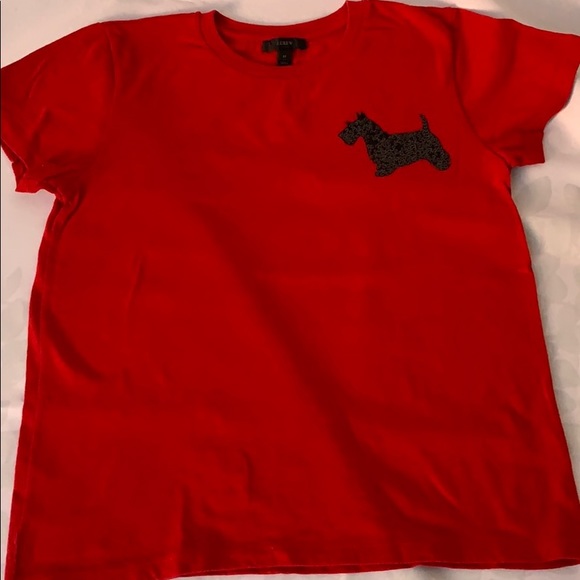 J Crew Sequins Terrier T-shirt - Picture 3 of 7